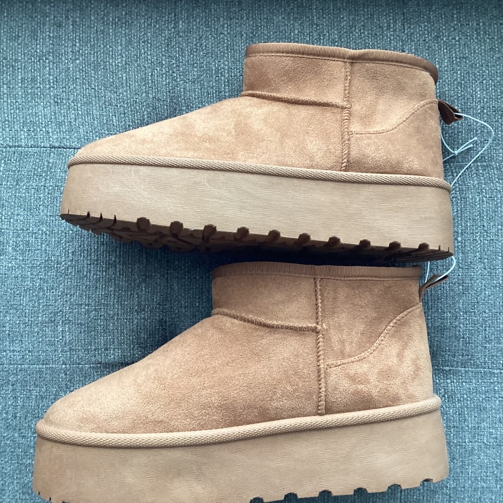 Olivia and Kate flat heel platform booties - Picture 13 of 15